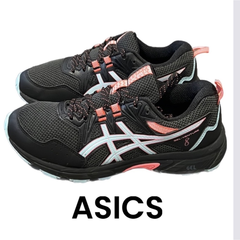 Authentic ASICS signature designer sneakers sz 8 woman's